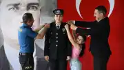 Edirne'de 23 emniyet personeli için rütbe terfi töreni gerçekleştirildi