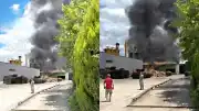 Sakarya'daki Palet Fabrikasında Yangın: Can Kaybı Yok