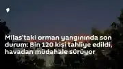 Muğla Valisi İdris Akbıyık: "1120 vatandaşımızı güvenli alanlara tahliye ettik"
