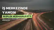 Tokat'ta İş Merkezinde Yangın: Güzellik Merkezi Hasar Gördü