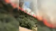 Antalya Demre'de Makilik Alanda Yangın Çıktı