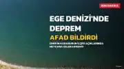 AFAD: İzmir açıklarında 3.7 büyüklüğünde deprem kaydedildi