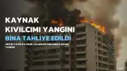 Antalya'da Kaynak Kıvılcımı Tente Dükkanında Yangına Neden Oldu: 4 Katlı Bina Tahliye Edildi