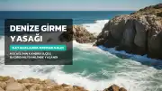 Kocaeli'de Denize Girme Yasağına Rağmen Kayalıklarda Mahsur Kaldı