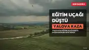 Yalova'da Eğitim Uçağı Düştü