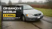 Hatay İskenderun'da Cip Bahçeye Devrildi: 2 Yaralı