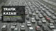 Tosya'da Trafik Kazası: Otomobil Önce Bariyerlere Sonra Otobüse Çarptı, 2 Yaralı