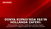 Dünya Kupası'nda Fas'ın Hollanda Zaferi: Fas, Son 16 Turunda Kanada ile Eşleşti