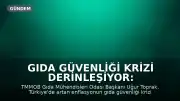 Gıda Güvenliği Krizi Derinleşiyor: Yoksulluk Taklit ve Tağşişi, Kirlilik Hastalıkları Besliyor