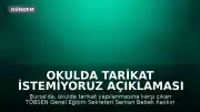 Okulda Tarikat İstemiyoruz Açıklaması Nedeniyle Verilen Kınama Cezası İptal Edildi