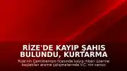 Rize'de Kayıp Şahıs Bulundu, Kurtarma Çalışmasında AFAD Personeli Hayatını Kaybetti