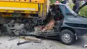 Samsun'da Trafik Kazası: Otomobil Park Halindeki TIR'a Çarptı, Çift Hayatını Kaybetti