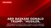 ABD Başkanı Donald Trump: "Husiler, Kızıldeniz'i kapatırsa icabına bakarız"