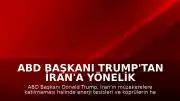 ABD Başkanı Trump'tan İran'a Yönelik Kritik Uyarı: "Bu gece, yarın gece ve sonraki gece çok sert vuracağız"