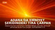 Adana'da emniyet şeridindeki tıra çarpan otomobilde 2 kişi yaşamını yitirdi