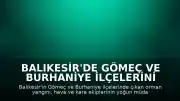 Balıkesir'de Gömeç ve Burhaniye İlçelerini Etkileyen Orman Yangını Kontrol Altına Alındı