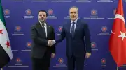 Dışişleri Bakanı Hakan Fidan, Suriye Dışişleri Bakanı Esad Hasan ile bir görüşme gerçekleştirdi