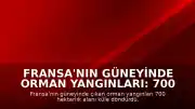 Fransa'nın güneyinde orman yangınları: 700 hektarlık alan küle döndü