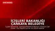 İçişleri Bakanlığı Çankaya Belediye Başkanı Hüseyin Can Güner'i Görevden Uzaklaştırdı