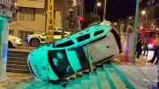 Kayseri Kocasinan'da Polis Aracı ile Otomobil Çarpıştı: 3 Yaralı