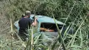 Manisa Salihli'de Kayıp Olarak Aranan Yaşlı Adam Otomobiliyle Kanala Uçtu