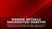 Mardin Artuklu Üniversitesi Öğretim Üyesi Abdülhamit Avvak Suriye Halk Meclisi Başkanı Seçildi
