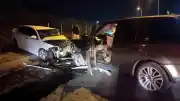 Sancaktepe'de Ters Yöne Giren Otomobilin Karıştığı Zincirleme Kazada 5 Yaralı