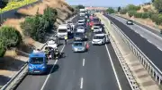 Tekirdağ-İstanbul Kara Yolunda Zincirleme Trafik Kazası: 7 Araç Karıştı