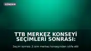 TTB Merkez Konseyi Seçimleri Sonrası: Tabip Odaları İnisiyatifinden 3 Üye İstifa Etti