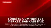 Türkiye Cumhuriyet Merkez Bankası Faiz Kararını Açıkladı
