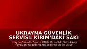 Ukrayna Güvenlik Servisi: Kırım'daki Saki Askeri Havaalanı'nda konuşlu savaş uçaklarına saldırı düzenledik