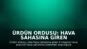 Ürdün Ordusu: Hava Sahasına Giren 4 İHA Hava Savunma Sistemlerince Düşürüldü