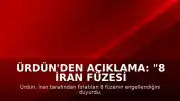 Ürdün'den Açıklama: "8 İran füzesi engellendi"