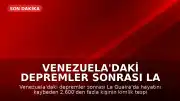 Venezuela'daki Depremler Sonrası La Guaira'da Kimlik Tespit Süreci: Aileler Geçici Morgda Bekliyor