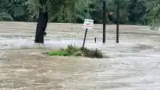 Bartın'da Şiddetli Yağış Nedeniyle Irmağın Taşması Sonucu Çağlayan Bölgesi Sular Altında Kaldı