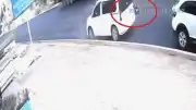 Park Halindeki Araçtan İnerek Yola Çıkan Çocuğa Otomobil Çarptı