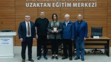 NASA'dan OMÜ'ye Bilim Köprüsü: Astrofizikçi Dr. Umut Yıldız Öğrencilerle Buluştu