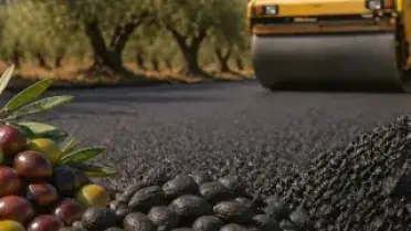 Zeytin Çekirdeklerinden Çevre Dostu Asfalt Üretimi Başladı