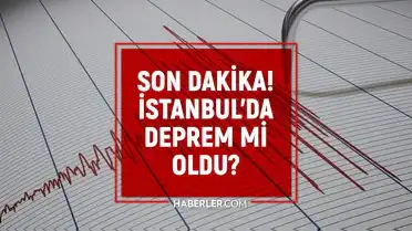 İstanbul'da Sabah Saatlerinde Sarsıntı Hissedildi
