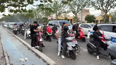 Çorlu'da Şehit Polisler E.T. ve E.K. Anısına Konvoy Düzenlendi