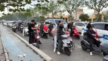 Çorlu'da Şehit Polisler E.T. ve E.K. Anısına Konvoy Düzenlendi