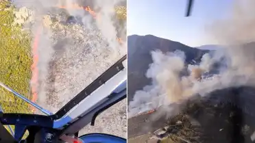 Muğla Marmaris'te Orman Yangını: Ekipler Müdahale Ediyor