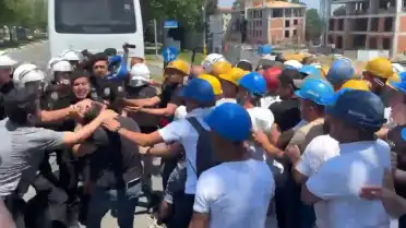 Ücretlerini Alamayan Madenciler Tekirdağ'da Yürüyüşe Geçti