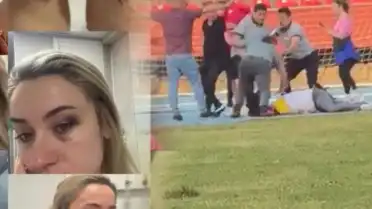 Öğretmen E.U. Tarafından Şiddet Gördüğünü İddia Eden Eski Eşi Stadyumda Darbedildi