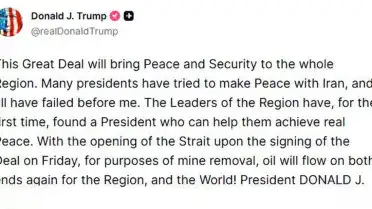 ABD Başkanı Trump: İran Anlaşması Bölgeye Barış ve Güvenlik Getirecek