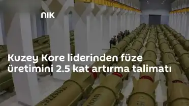 Kuzey Kore Lideri Kim Jong-un'dan Füze Üretimini Artırma Talimatı