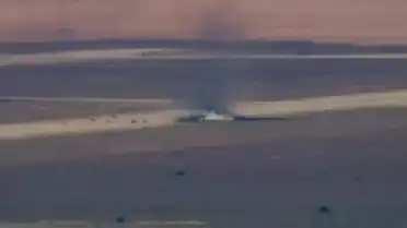 Kaliforniya'da ABD Hava Kuvvetlerine Ait B-52 Stratofortress Uçağı Düştü