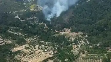 Antalya Kaş'taki Orman Yangını Kontrol Altına Alındı