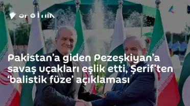 Pakistan Ziyareti Sırasında İran Cumhurbaşkanı'na Savaş Uçakları Eşlik Etti, Şahbaz Şerif'ten Füze Açıklaması