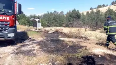 Şanlıurfa'da Ormanlık Alanda Çıkan Yangın Söndürüldü